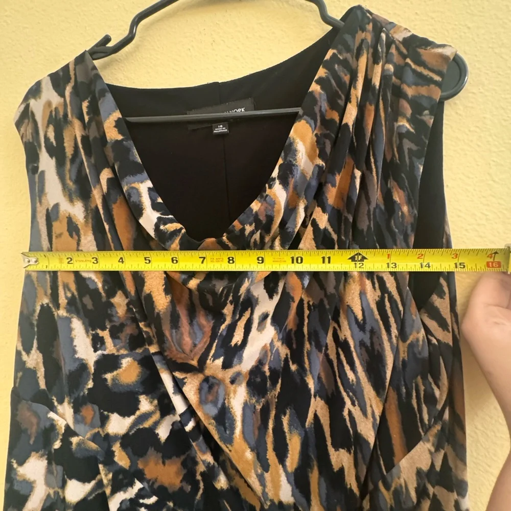 Jones New York Animal Print Midi Dress - Picture 5 of 6